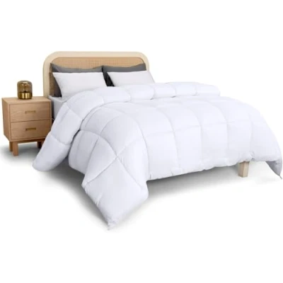 Immagine di Utopia Bedding Piumone 220x230 cm, Trapunta in Morbida Microfibra (Bianco)