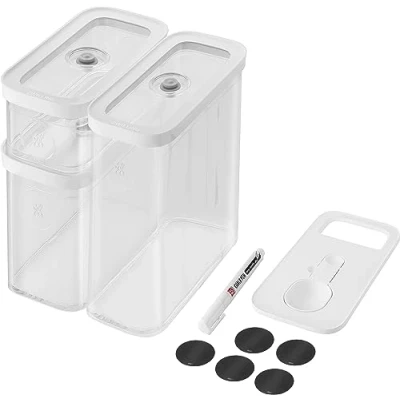 Immagine di ZWILLING set FRESH &amp; SAVE CUBE, taglia M, di conservazione da 5 pezzi inclusi 2x CUBE contenitori misurino, etichette NFC
