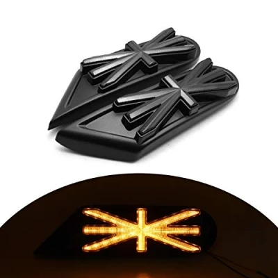 Immagine di YaaGoo Indicatore Laterale a LED sequenziale Flowing 2Xlaterali dinamiche Ambra 44 SMD con Non polarità Can Bus Error Free OE Presa per Fumè Mini Cooper R55 R56 R57 R58 R59