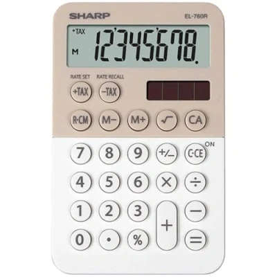 Immagine di Sharp EL 760R LA Calcolatrice semitrasparente