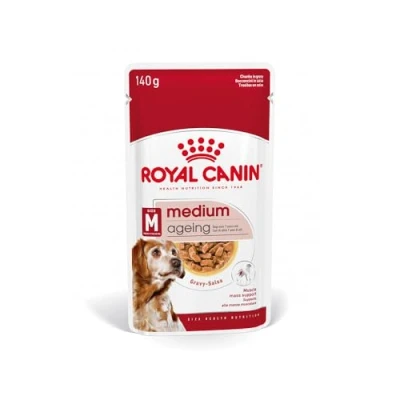 Immagine di Royal Canin Medium Ageing umido in salsa per cane Set %: 20 x 140 g