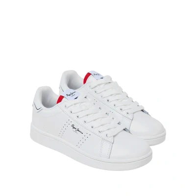 Immagine di Pepe Jeans Player Basic B, Scarpa da ginnastica Bambini e ragazzi, Bianco (bianco), 35 EU