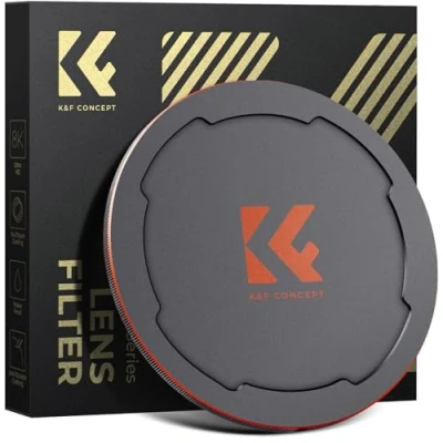 Immagine di K&amp;F Concept 2 in 1 Tappo Magnetico Compatibile con Obiettivi e Filtro da 49 mm