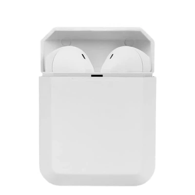 Immagine di DAM Auricolari TWS i2 Bluetooth 5.0 touch con base di ricarica design ergonomico esclusivo poligonale. Cancellazione rumore ambientale.