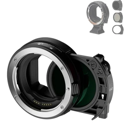 Immagine di JJC adattatore di montaggio per obiettivo fotocamera sostituisce Canon Drop In filtro EF EOS R con inserimento C PL+NDV EF/EF S DSLR Lens