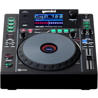 Immagine di Gemini Sound MDJ 900 Player Multimediale USB Professionale con Ampio Schermo da 8 &quot;E Ruota Jog Touch Sensitive