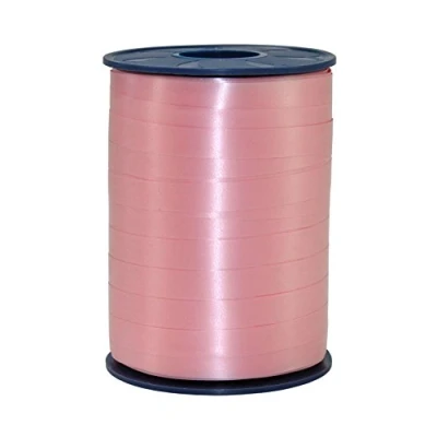 Immagine di C.E. PATTBERG nastro colore rosa chiaro, rotolo regalo, lungh. 250 m, largh. 10 mm, per decorare, abbellire pacchetti di Natale e pacchi regalo in ogni occasione