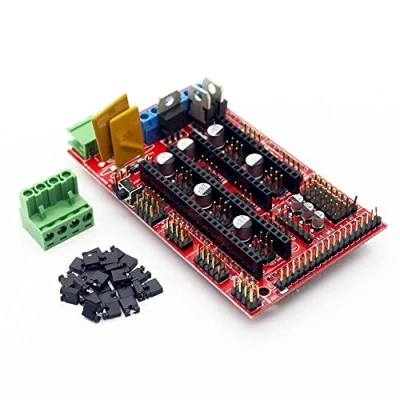 Immagine di ICQUANZX RAMPS 1.4 Shield 3D Printer Controller per Arduino Reprap Prusa Mendel
