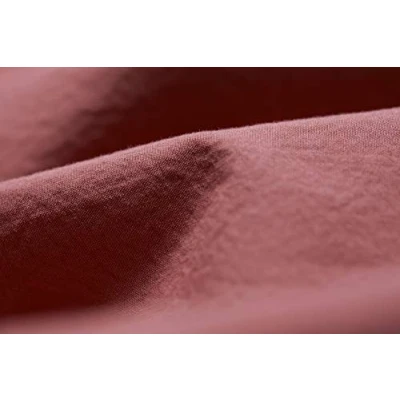 Immagine di L1NK STUDIO Federe Cuscini Letto Cotone 45x155 per Letti di 135 cm (100% Cotone) (Percalle 200 Fili) Smokey Red