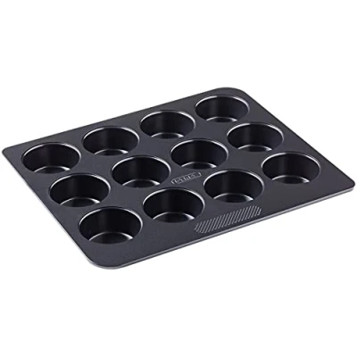Immagine di Pyrex MG12BU6 Vassoio per muffin, colore: Nero