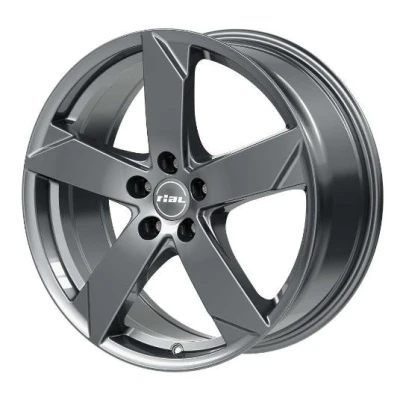 Immagine di RIAL 5 fori 17Inch 114.3mm cerchio in lega Kodiak Grafite KK70740NQ12 7 Cerchione