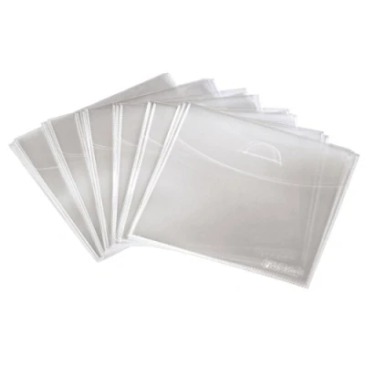 Immagine di Hama Custodie per CD/DVD, in PP, confezione da 75 pezzi, colore: Trasparente