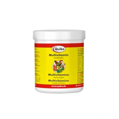 Immagine di Quiko Multivitamin 375g complesso vitaminico per fornire a tutte le specie di uccelli ornamentali importanti vitamine in polvere