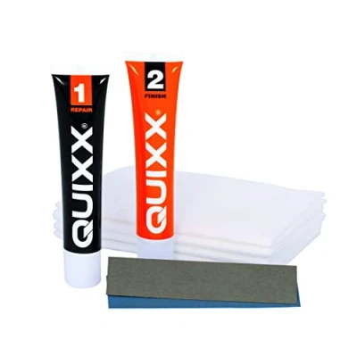 Immagine di Quixx 00070 Cancella Graffi (Finitura Polacco di 25 G/25 G/ 2 Asciugamani/ 4 Carta Abrasiva)