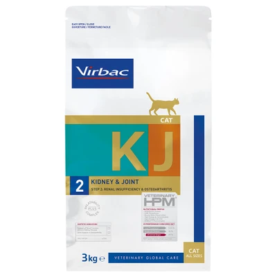 Immagine di Virbac Veterinary HPM Cat Kidney &amp; Joint Support KJ2 Crocchette per gatto 3 kg