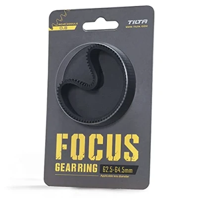 Immagine di Tilta Anello di messa a fuoco senza cuciture per obiettivo da 62,5 64,5 mm Mini Follow Focus Nucleus Nano DSLR 0.8 Mod Standard Gear Accessori obiettivi TA FGR 6264