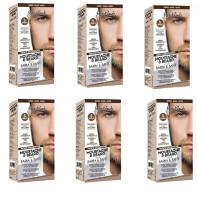 Immagine di Renee Blanche Colorazione Per Barba E Baffi Tintura Colore Biondo Senza Ammoniaca 2X20 Ml (6, Unità)