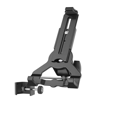 Immagine di K&amp;M 19765 Supporto per tablet in plastica bio accessori aste di microfono, inclinabile compatibile con le marche più popolari