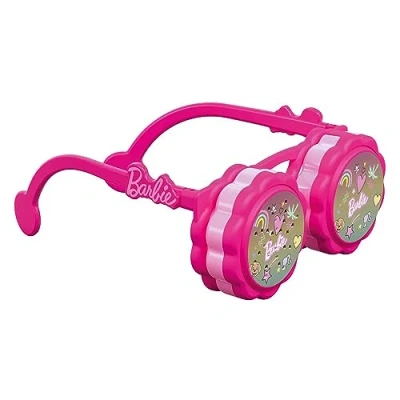 Immagine di Mondo Barbie Occhiali Fashion 40003, / Set Trucchi, Include 1 Occhiale Fashion, 3 Ombretti Compatti, Applicatore, Cassa Bluethoot