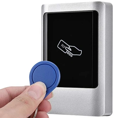 Immagine di Lettore RFID Esterno Wiegand Impermeabile Gestione accesso porta Smart Card controllo accessi Pannello di per casa e ufficio, sistemi d’allarme(CIRCUITO INTEGRATO)