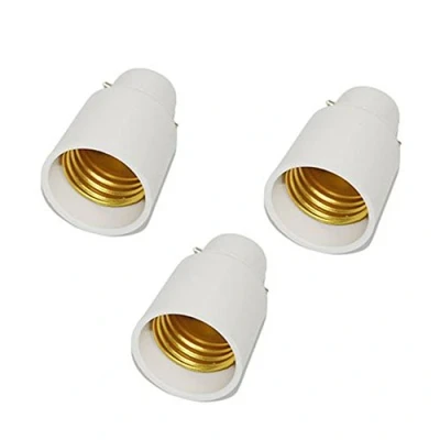 Immagine di Fineled, confezione da 3 adattatori per luce B22 a E27, convertono la baionetta Edison 27 con questo convertitore