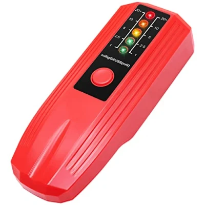 Immagine di Deuson EMF Meter High Accuracy Electromagnetic Field Radiation Detector Battery Powered Electric Ghost Hunting Paranormal Equipment Tester for Industrial Construction