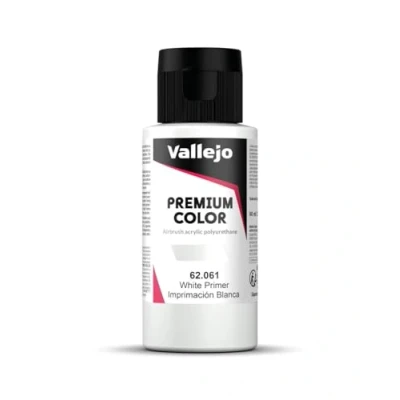 Immagine di Vallejo 62061 Colore Acrilico Per Aerografia, Bianco (White Primer), 60 ml, 1 Pezzo