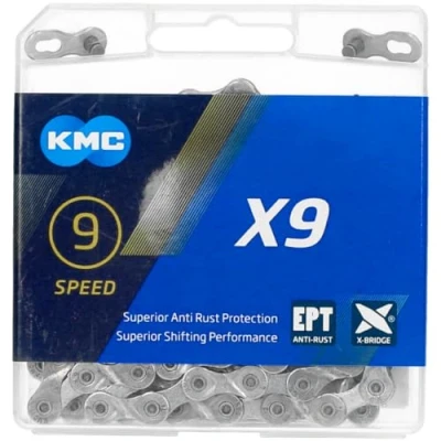 Immagine di CADENA KMC X9 EPT 1/2x11/128 114ESLAB.6.6mm 9V PLA