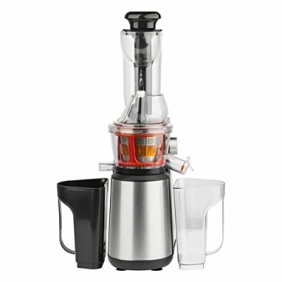 Immagine di H.Koenig GSX22 Estrattore verticale di frutta e verdura Vitamina + Slow Juicer senza BPA Bocca larga da 82mm 3 Filtri per succhi liquidi o spessi sorbetti Spremitura lenta 60 giri al min, 400 W