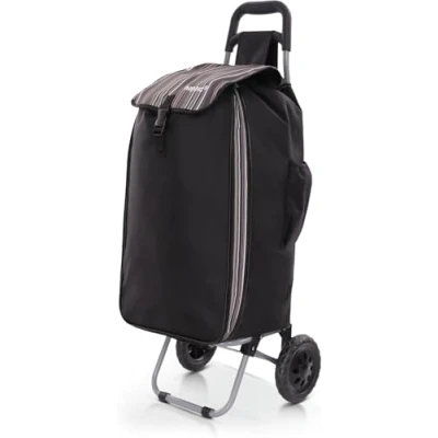 Immagine di Hoppa Carrello per la spesa leggero espandibile da 57 l/64 l, modello 2024, resistente e pieghevole, una facile conservazione