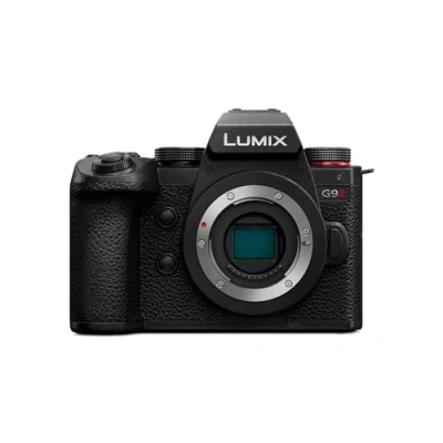 Immagine di Panasonic LUMIX DC G9M2E Fotocamera Mirrorless Micro Quattro Terzi, 25,2MP, 4K 120p/100p e 5,7K 30p/25p, AF Ibrido di Fase, BIS a 5 Assi, LVF OLED, Wi Fi, Bluetooth, HDMI, Solo Corpo, Nero
