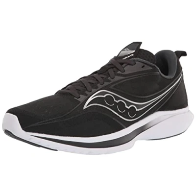 Immagine di Saucony Kinvara 13 Scarpe da Corsa Uomo, Nero/Argento, 45 EU