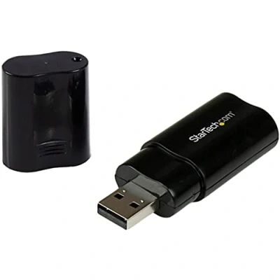 Immagine di StarTech.com scheda audio Esterna Stereo USB 2.0, Adattatore esterno 2.0 a 3,5 mm Jack