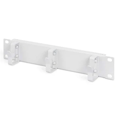 Immagine di Digitus DN 10 ORG 1U pollici Pannello passacavi per armadio rack Installazione fissa Adatto profondità armadio: da 300 mm Grigio (RAL 7035)