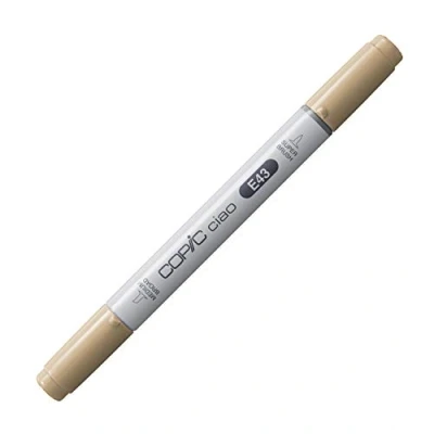 Immagine di Copic Ciao Pennarello Grafico con Doppia Punta, 11 g , Beige (Dull Ivory), 12 x 150 mm