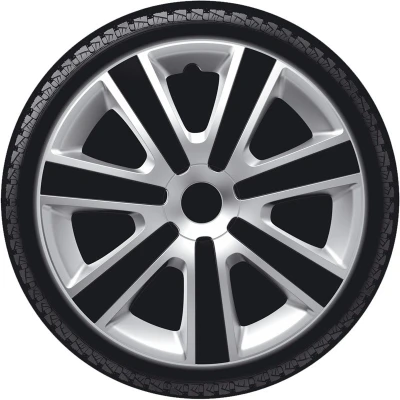 Immagine di AutoStyle PP 5156SB Copricerchi 16Inch nero/argento