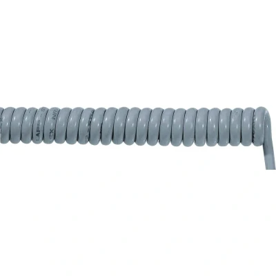 Immagine di LAPP 70002624 Cavo a spirale ÖLFLEX® SPIRAL 400 P 1500 mm / 4500 2 x 0.75 mm² Grigio 1 pz.
