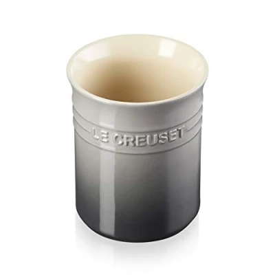 Immagine di Le Creuset Contenitore spatole in gres vetrificato per Utensili da Cucina, 1.1 Litri, Grigio, 71501114440001