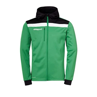 Immagine di uhlsport Felpa con zip, Taglia: Medium, Grün/schwarz/weiß