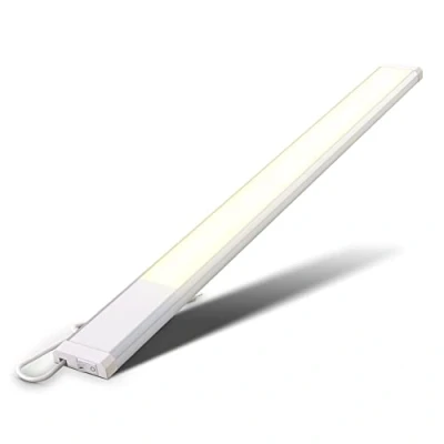 Immagine di B.K.Licht Luci led cucina sottopensile, 57.5cm, luce calda 3000K, 1.110 Lm, 10W, 230V, interruttore on off, Barra neon sottopensile cucina, lampada led, plastica e metallo