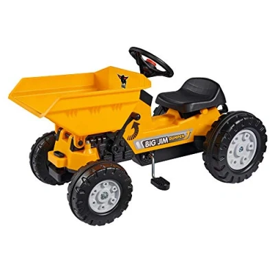 Immagine di Big Jim Dumper Passeggino da gioco per bambini, sedile regolabile in 3 posizioni, materiale plastico resistente alle intemperie, con clacson regolabile, bambini dai anni su