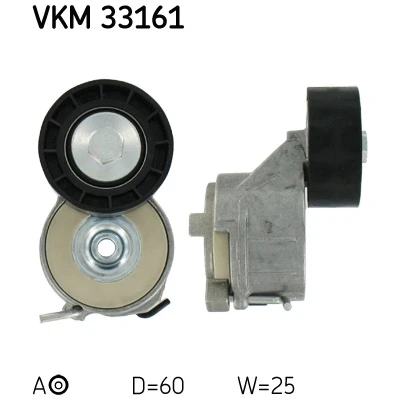 Immagine di SKF VKMA 33166 Kit cinghie Poly V CITROËN: Nemo Van, Jumpy II FIAT: Scudo II, PEUGEOT: Expert 206+ Hatchback