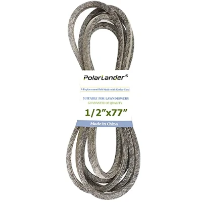 Immagine di Cinghia di trasmissione del piatto kevlar tosaerba 1/2 pollice x 77 pollici ricambio per MTD 754 04062, 942 Cub Cadet 04062,Murray 037X70MA, 37X70, 37X70MA