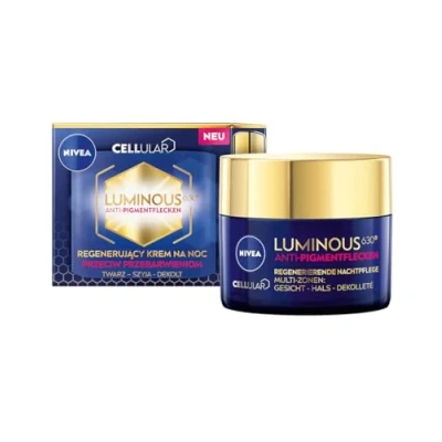 Immagine di Nivea Cellular Luminous 630 ANTI Pigment Spots Regenerating Night CARE Trattamenti notte, Taglia: 50 ml,