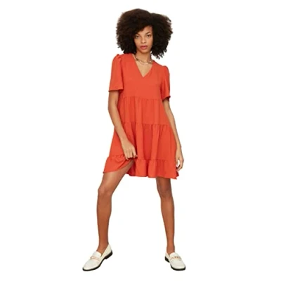 Immagine di Trendyol Vestito estivo, Donna, Taglia: 38, Orange