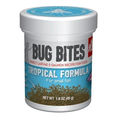 Immagine di Fluval Bug Bites, Granuli Tropicali, Mangime Per Pesci 45g