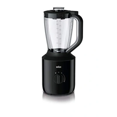 Immagine di Braun PowerBlend 3 JB 3150 BK Frullatore in Vetro, 1.5 l, 800 Watt, Nero