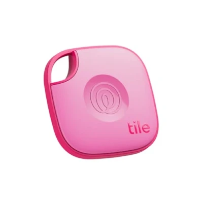 Immagine di Tile by Life360 Mate (2024) Localizzatore, cerca oggetti e tracker Bluetooth per chiavi, borse altro. Trova telefono. Compatibile con iOS Android. Pacchetto da 1 (Pink Punch)