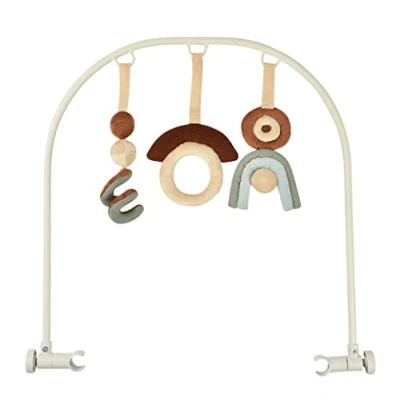 Immagine di BÉABA, Arco da gioco per Transat Up&amp;Down Plus, favorisce lo sviluppo e le capacità motorie del bambino, 5 posizioni, giochi di colore,giochi sonori, materiali naturali,adatto bambini 0 a 6 mesi