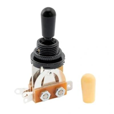 Immagine di Musiclily Metrico Selettore 3 Posizioni Toggle Switch per Chitarra Elettrica Epiphone Les Paul, Nero Pomello